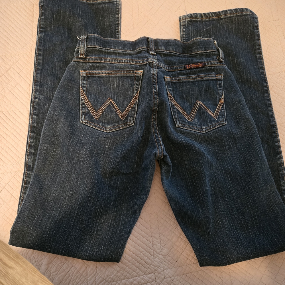 Wrangler Women's Dark Blue Boot Cut Jeans